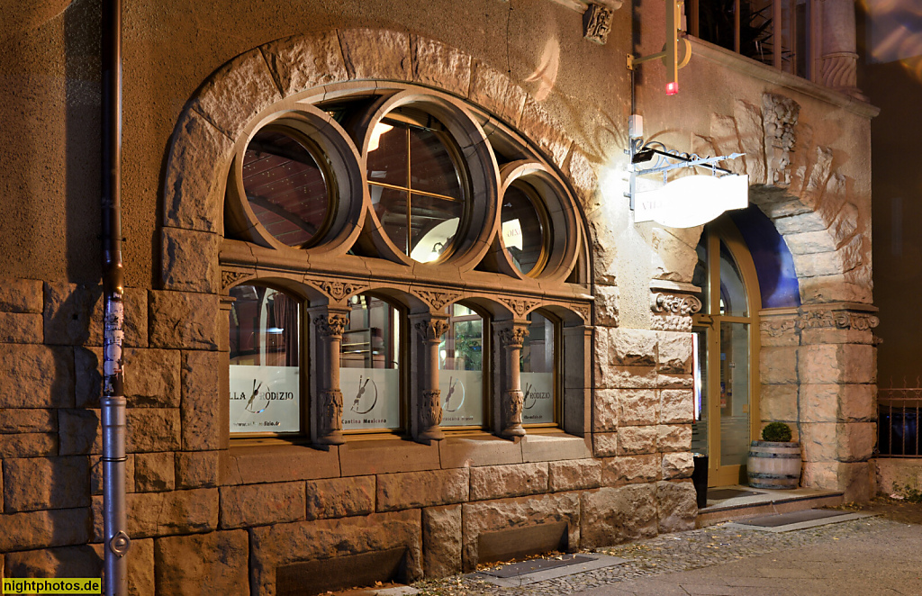 Berlin Prenzlauer Berg. Villa Groterjahn. Erbaut 1905-1907 von den Architekten Georg Rathenau und Friedrich August Hartmann. Neoromanisch. Milastrasse 2