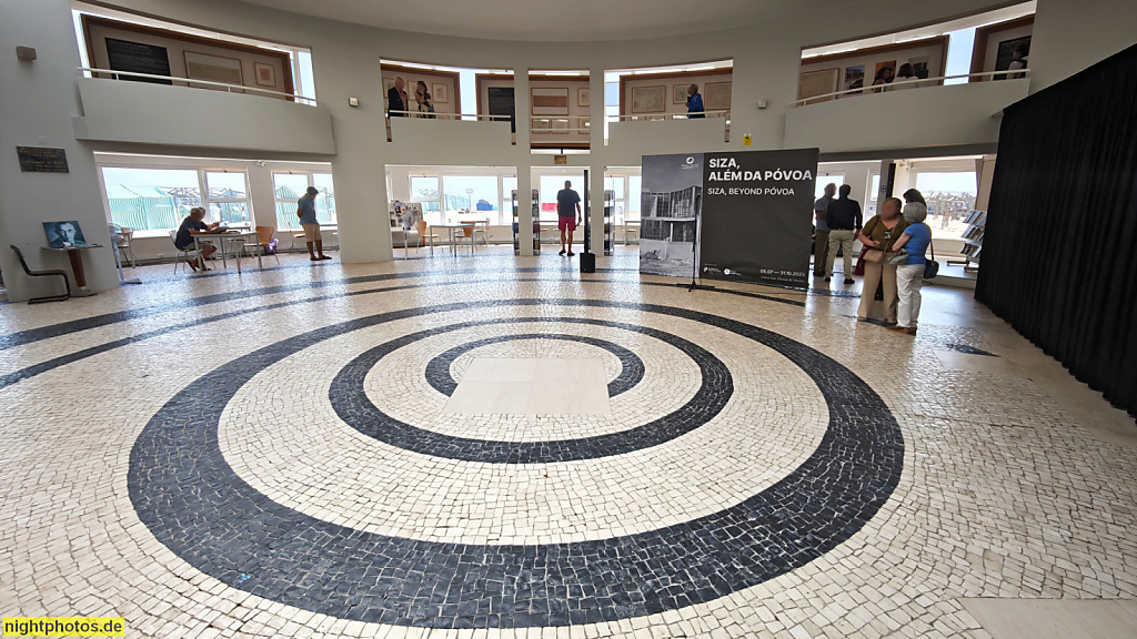 Póvoa de Varzim. Ausstellungs- und Veranstaltungsort 'Diana Bar'. Erbaut 1938-1939 von Architekten Delfim Amorim. Modernisme. Avenida dos Banhos