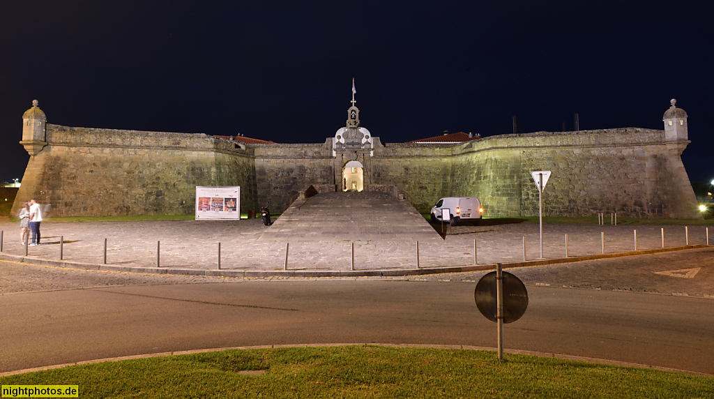 Póvoa de Varzim. Fortalezza de Nossa Senhora da Conceição. Erbaut 1701-1740 unter König Pedro II. und König João V. Gesamtansicht