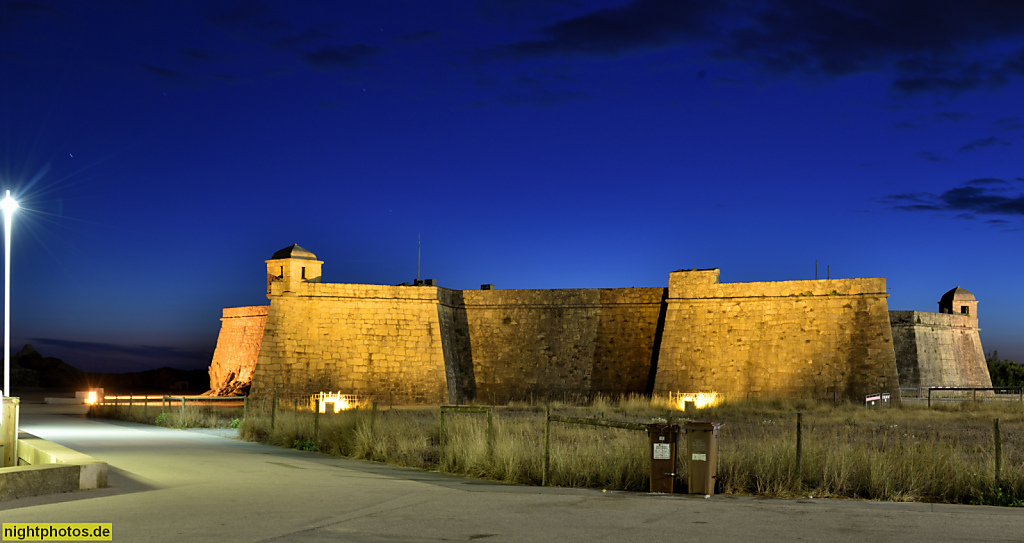 Vila do Conde. Fort São João Baptista. Erbaut 1570-1641 für Duke of Guimarães Dom Duarte von Filipe Terzi. Avenida do Brasil