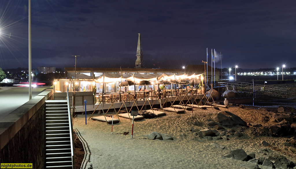 Vila do Conde. Restaurante Senhora da Guia. Strandbar Beach Bar. Avenida Marquês de Sá da Bandeira