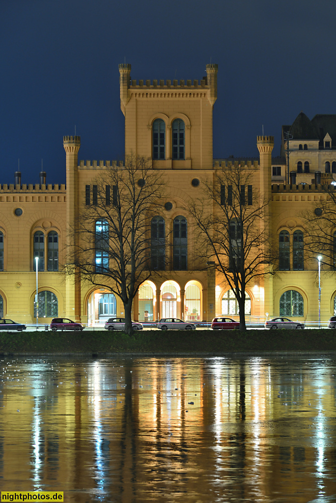 Schwerin. Schelfstadt. Ministerium f Inneres Bau u Digitalisierung. Erb 1840-1844 im klassizistischen Stil v Hofbaumeister Georg Adolf Demmler als Arsenal und Militärhospital