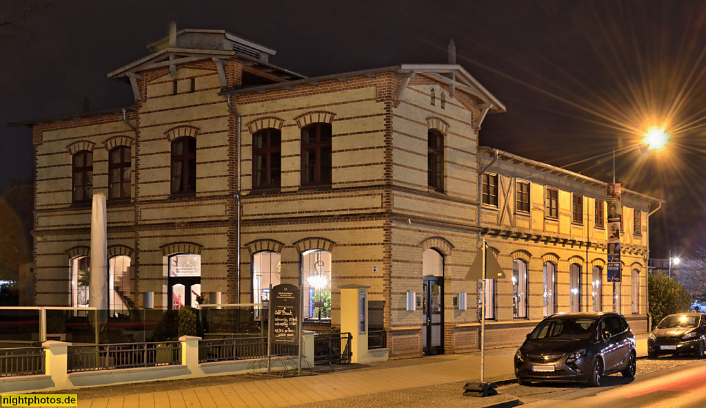 Schwerin Altstadt. Restaurant Herzogliche Dampfwäscherei. Erbaut 1895 von Herrmann Willebrand als Grossherzogliches Waschhaus. Grosses Moor 56