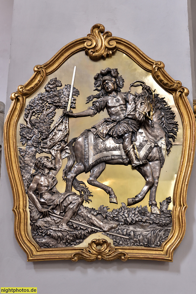 Bamberg. St. Martin. Martinskirche. Katholisch. Erbaut 1686-1693 von Georg und Leonhard Dientzenhofer in fränkischem Barock. Namenspatron