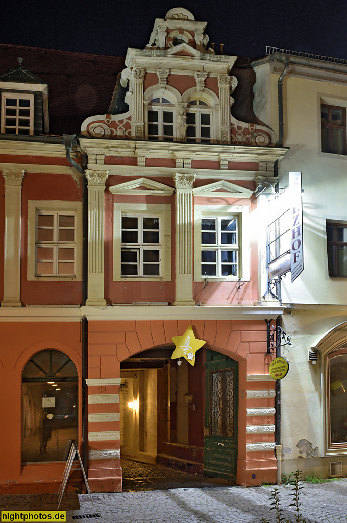 Naumburg. Portal Salzhof. Durchgang zur Salzhofpassage. Salzstrasse 13
