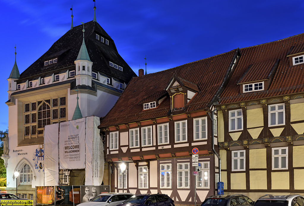 Celle. Altstadt. Bomann-Museum. Erbaut 1903-1907 Alfred Sasse als Vaterländisches Museum. 1928 umbenannt in Bomann-Museum. Schlossplatz 7